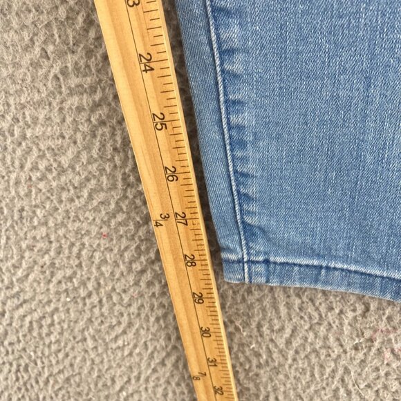 Vineyard Vines Jeans Womens 10 Blue Light Stone Wash Denim Skinny Stretch Casual - Picture 9 of 11